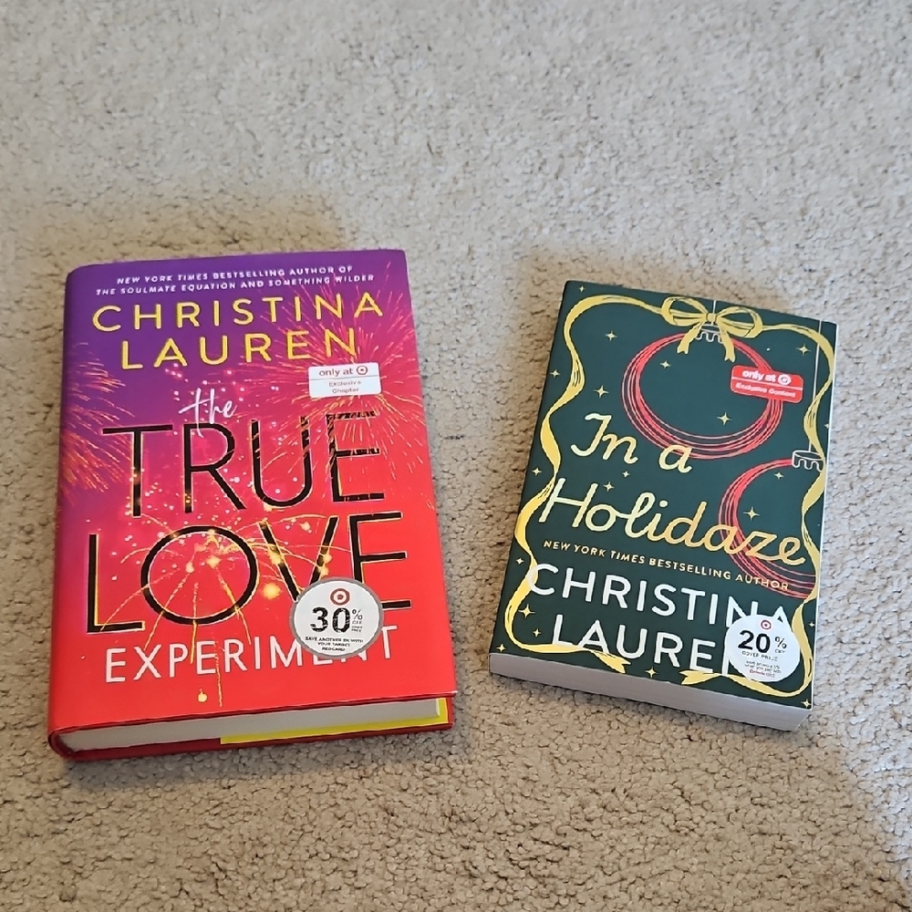 Like New Christina Lauren Books - The True Love Experiment & In a Holidaze